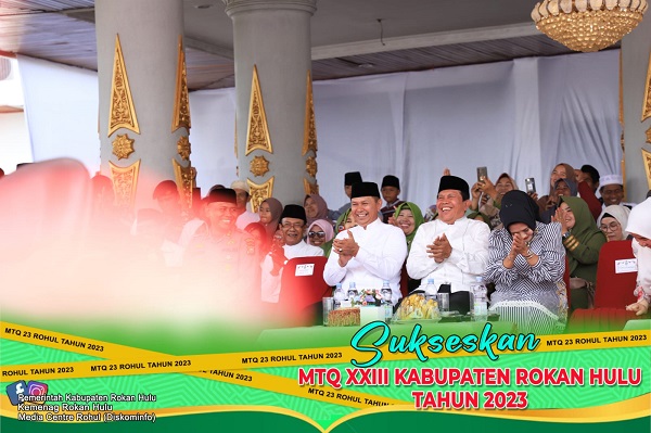 Ribuan Masyarakat Hadiri Tabligh Akbar Isra Miâ€™raj Pembukaan MTQ-XXIII Tingkat Rohul